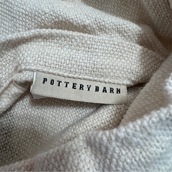 Pottery Barn Love Linen Valentines Decorative Pillow Cover 12x16 Lumbar - Picture 4 of 5